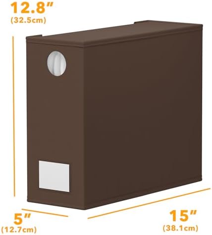 SpaceAid 3 Pack Bed Sheet Organizers and Storage, Foldable Sheet Organizer for Linen Closet, Sheets Set Folder Keeper with Window XL (Queen & King Size) Bedding Container (Brown, 3 Pack)