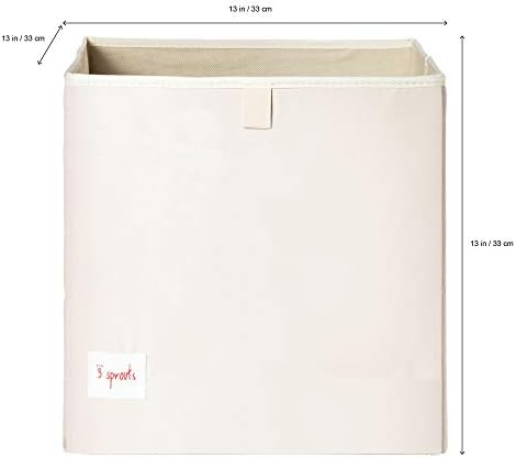 3 Sprouts Toy Storage Organizer: Toy Box Cube Organizer for Playroom, Nursery - Foldable Storage Bin - Dog