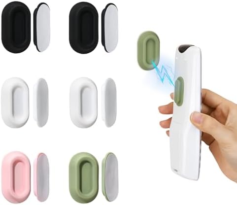 XYOFUN Magnetic Remote Control Holder Wall Mount - 6 Pcs Multicolor | No Drill Self-Adhesive Organizer, For Air Conditioner & TV Remotes, Storage Caddy for Televisions Backside