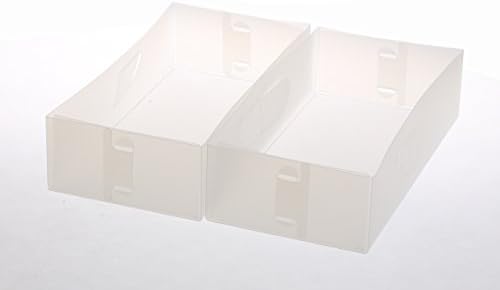 YBM HOME Closet Drawer Organizer for Underwear, Socks, Bras, Ties, Scarves, Foldable Dresser Storage Boxes (Medium Drawer Organizers, Set of 2)