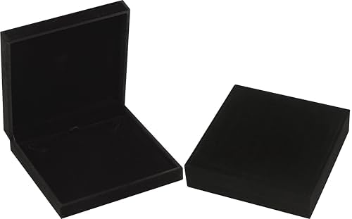 LAODA Black Velvet Big Necklace Gift Box Choker Pearl Chain Storage