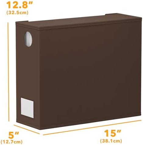 SpaceAid 12 Pack Bed Sheet Organizers and Storage, Foldable Sheet Organizer for Linen Closet, Sheets Set Folder Keeper with Window XL (Queen & King Size) Bedding Container (Brown, 12 Pack)