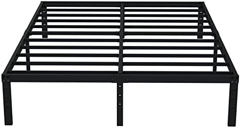 EMODA 14 Inch King Bed Frame Heavy Duty Metal Platform with Steel Slats
