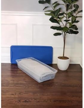 HOMZ 3241CLBL.06 Under Bed Tote 41Qt Clear