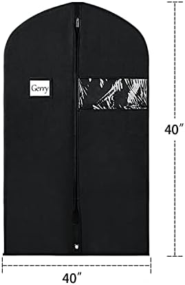 Univivi Garment Bag Suit Bag for Storage and Travel, 40 Inch, Set of 16