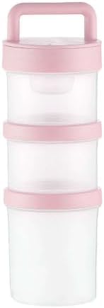 Portable Laundry Detergent Dispenser with Handle,Stackable Storage Containers for Apartments and Dorms, Small Plastic Laundry Pods Organizer, Scent Booster Tablets Powder Container