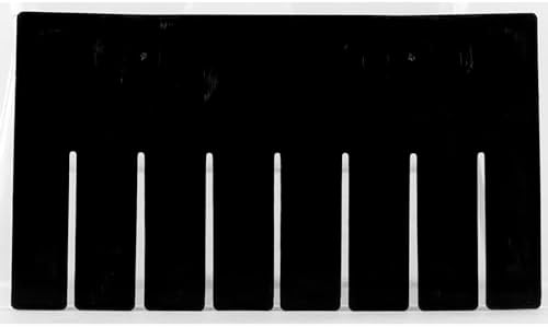 Akro-Mils 41166 6 Pack Plastic Divider for Akro-Grid Slotted Stackable Dividable Storage Tote Container Box, Compatible with 33166, Short Divider