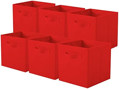 ShellKingdom Storage Bins, Foldable Fabric Storage Cubes And Cloth Storage