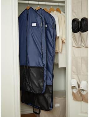 Covermates Deluxe Garment Bag Set for Closet Storage & Travel, 24"W x 52"L