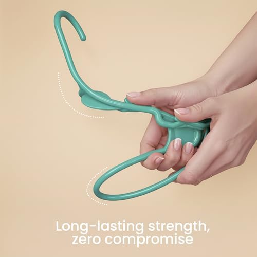 Utopia Home Plastic Hangers 30 Pack – Space Saving Clothes Hanger Aqua