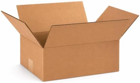 BOX USA Shipping Boxes Medium 12"L x 9"W x 4"H 25-Pack - Corrugated Cardboard Box for Moving, Mailing, Packing, Packaging and Storage