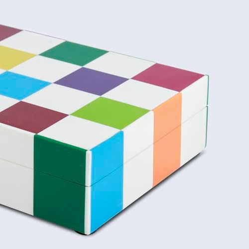 Handicrafts Home Decorative Keepsake Box 8x5 – Small Organizer Box with Lid, Boho Decorative Storage, Retro Memory Box, Unique Coffee Table Décor, Jewelry or Trinket Box, Modern Shelf Decorative Box