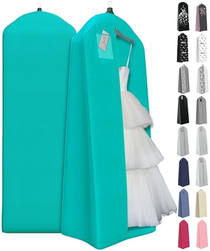 Your Bags Wedding Dress Garment Bag, 72", 20" Gusset, Tiffany