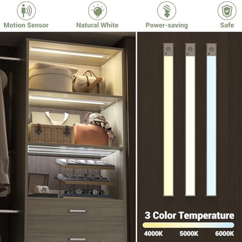 Besiost Closet System, Built in, Not Free Standing, Enclosed Storage Volume: 2.58 ft³, Greige Oak