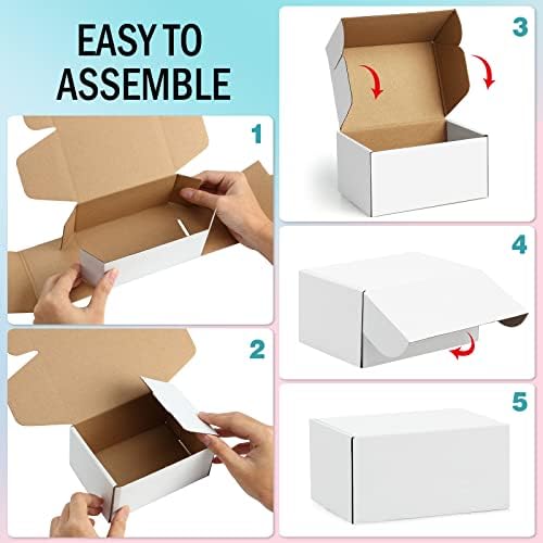 Shipping Boxes 6x4x3 inches, Small Boxes for Packaging 25 Pack