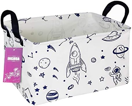 Rectangular Storage Basket Gift Bag Rec Spaceships