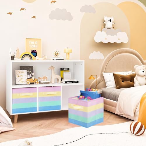 ShellKingdom Storage Bins, Foldable Fabric Storage Cubes And Cloth Storage