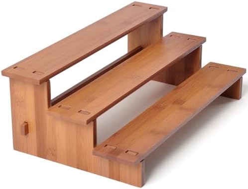 JinDoWin Spice Rack Organizer for Cabinets,Countertop & Pantries