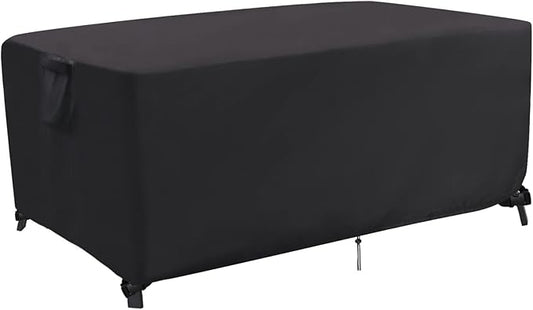 Outdoor Dining Table Cover, 60 Inch Rectangle Patio Dining Table Cover, Waterproof Outside Table Covers Furniture Covers - 60 X 38 X 28 Inch
