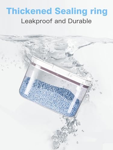 LivLab Mker 5.5L/12Lbs Laundry Powder Detergent Container with Lid