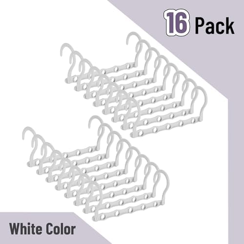 Mr. Pen- Space Saving Hangers, 16 pcs, 360° Rotating Hooks