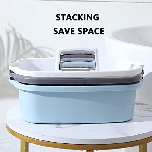 JiatuA Large Cleaning Supplies Caddy Portable Shower Caddy Basket Dark Gray