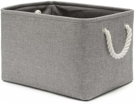 15x11x10 In Foldable Fabric Large Storage Bins with Handle 1 Pack