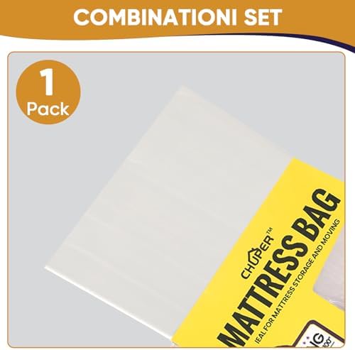Twin Mattress Bags for Moving and Disposal – Plastic Mattress Protector for Storage,Waterproof Mattress Cover,TearResistant Mattress Wrap,Home Storage,Moving Supplies
