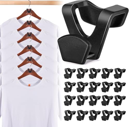 HOUSE DAY Space Saving Hanger Hooks 60 Pack, Clothes Hanger Connector Hooks