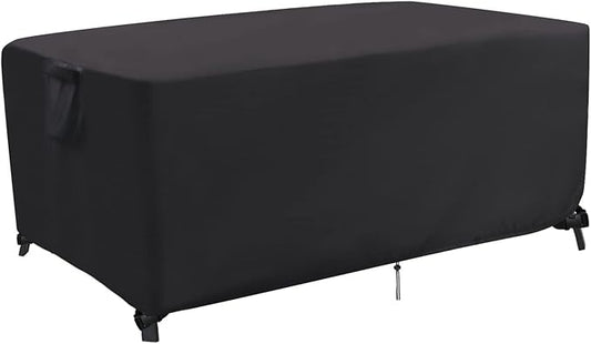 Patio Furniture Set Covers, 68 Inch Rectangle Outdoor Dining Table Cover, Waterproof Outside Table Cover Furniture Covers - 68 X 38 X 28 Inch