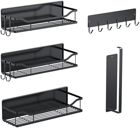Magnetic Shelf for Washing Machine, 5 Pack Magnetic Laundry Organizer Set