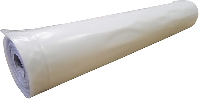 Farm Plastic Supply - Clear IRAC Greenhouse Plastic Sheeting - 6 Mil - (50' x 80') - 4 Year UV Resistant Infrared Anti-Condensate Green House Covering Thermal Greenhouse Plastic 6 mil