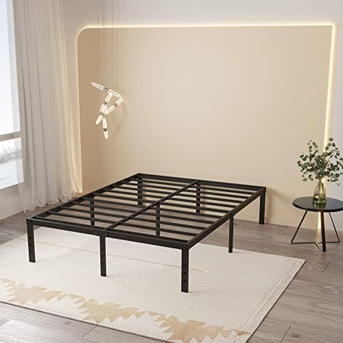 Maenizi Full Size Bed Frame, 16 Inch Heavy Duty Support Up to 3000 lbs