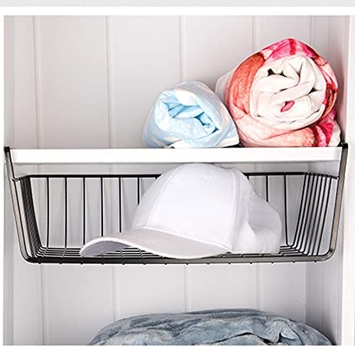 4Pcs Under Shelf Basket Metal Wire Under Cabinet Basket for Kitchen Pantry