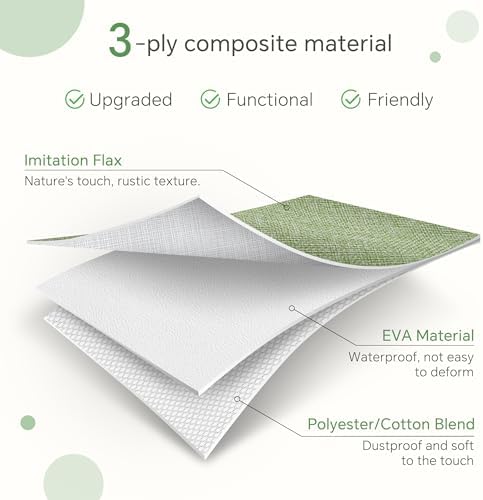 FinishingBo 11 inch Cube Storage Bin with Handles 6 Pack