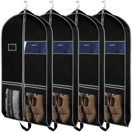 Zilink Suit Bag for Travel & Storage Suit Cover Protector for Closet 43in