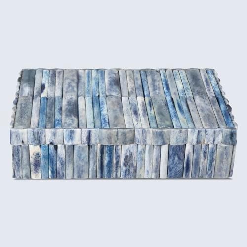 Handicrafts Home Decorative Keepsake Box 8x5 – Small Organizer Box with Lid, Boho Decorative Storage, Retro Memory Box, Unique Coffee Table Décor, Jewelry or Trinket Box, Modern Shelf Decorative Box