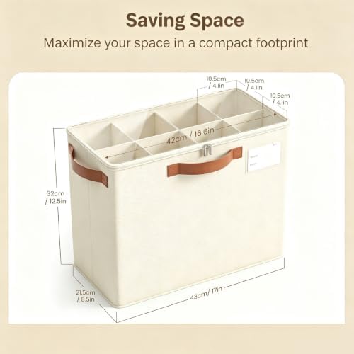Varhomax Shoe Organizer Box for Closet, Small Foldable Shoe Storage Basket