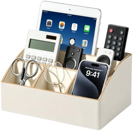 TV Remote Control Holder,Mail Organizer Countertop,Office Supplies Storage
