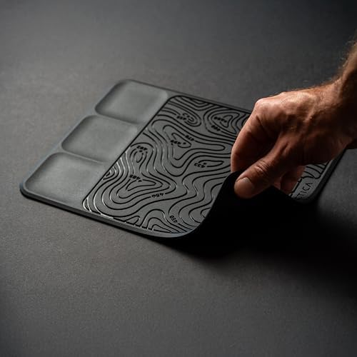 Tactica O.200 EDC Mat Catchall Tray, Durable TPU Valet Tray for Men