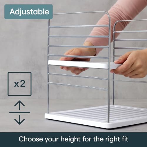 YouCopia UpSpace Cabinet Box Organizer Large, Adjustable Foil Wrap Shelf
