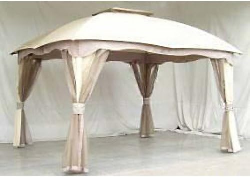 Garden Winds Replacement Canopy Top Cover for 12' x 10' Roof Style Gazebo Standard 350
