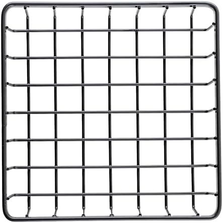 G.E.T. WB-662-MG Square Metal Storage Wire Basket for Pantry, Produce and More, 6" x 6" x 2"