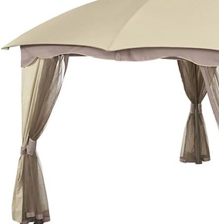 Garden Winds Replacement Canopy Top Cover for 12' x 10' Roof Style Gazebo Standard 350