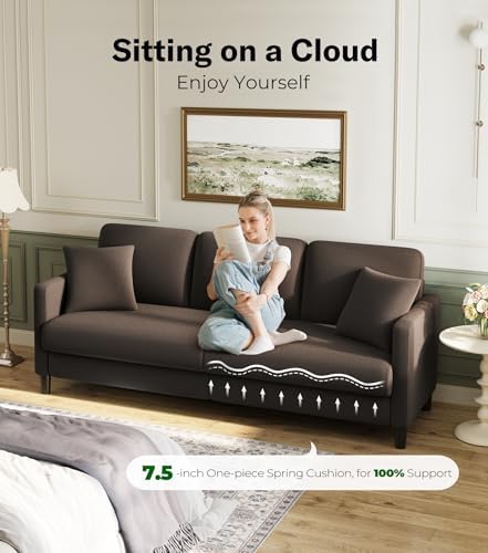 Welzona Couches for Living Room, 83"Teddy Sofa Couch, Sofas for Living Room
