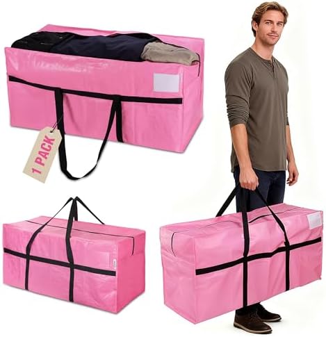 WORKPRO 1-Pack 66 Gallon Extra Large Moving Bag with Zipper & Carry Handles