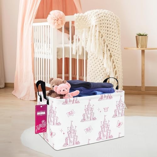 Rectangular Castle Storage Basket