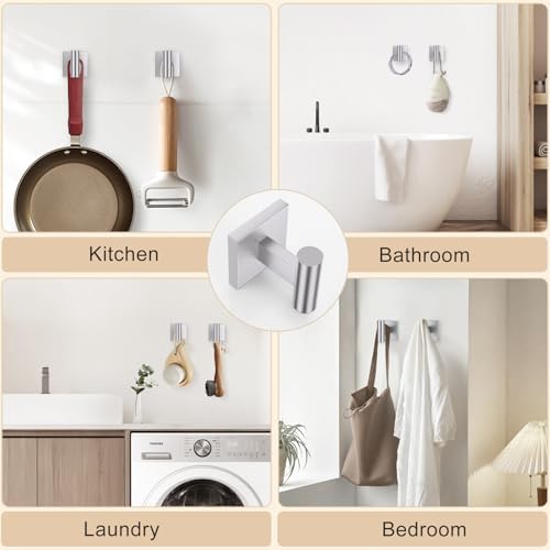 Lairuier Brushed Nickel Bathroom Accessories, Towel Bar Set Wall Mounted