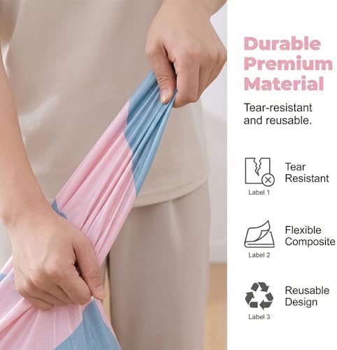 Vacuum Storage Bags for Clothes, Comforters, Compression Space Saver Bags