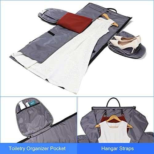 Convertible Garment Duffel Bag, 2-in-1 Hanging Suitcase for Travel